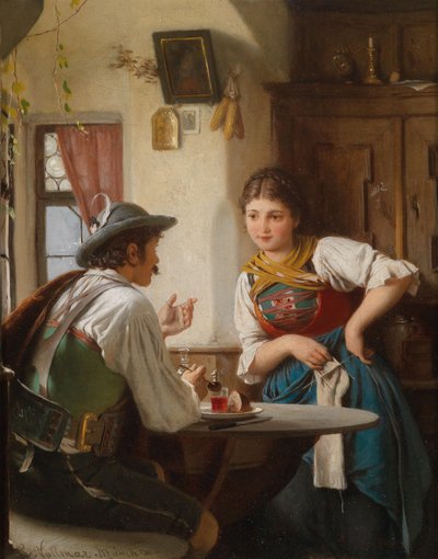 The Admirer by Ludwig Vollmar